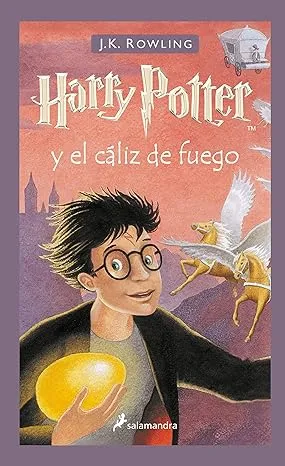 Portada de Harry Potter y el Cáliz de Fuego